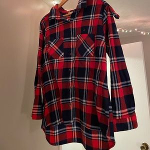 Multi colored flannel